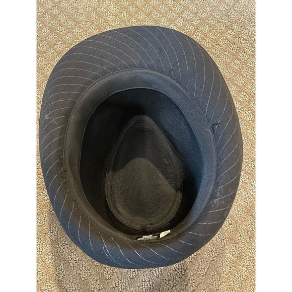 Jailhouse Rock Silhouette Pinstriped Fedora - Picture 4 of 6